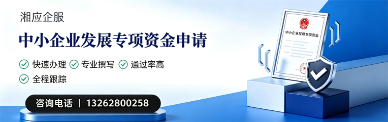 常德中小企业发展专项资金申报服务