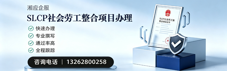 常德SLCP社会劳工整合项目申报服务