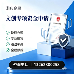 常德文创专项资金申报服务