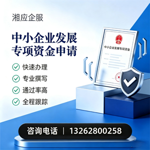 常德中小企业发展专项资金申报服务