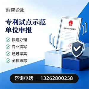 常德专利试点示范单位申报服务